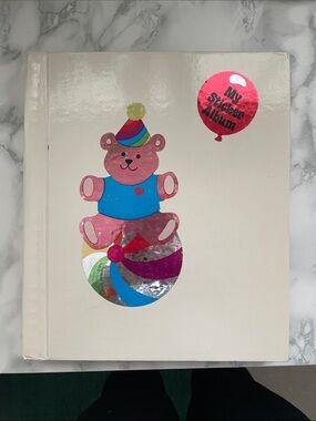 VINTAGE FILLED Sticker Album - Sandylion, Nintendo, Ninja Turtles 80s-90s!!